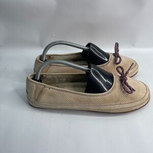 L.L. Bean‎ Beige Hearthside Suede Sherpa Lined Slipper Shoes Women's Size 10